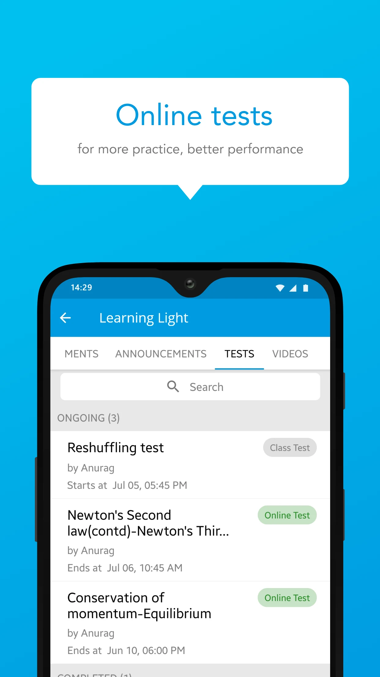 OMKAR IIT JEE CLASSES PHALTAN screenshot