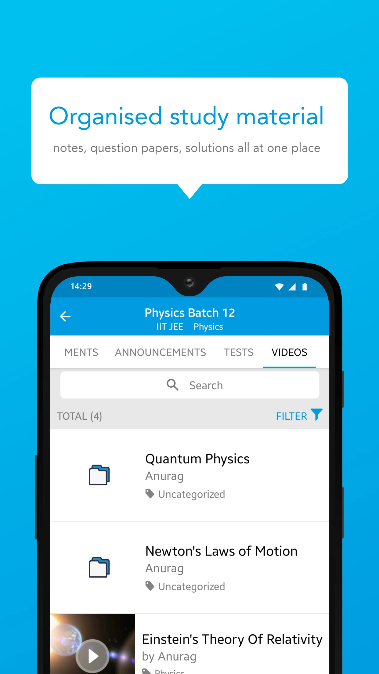 OMKAR IIT JEE CLASSES PHALTAN screenshot